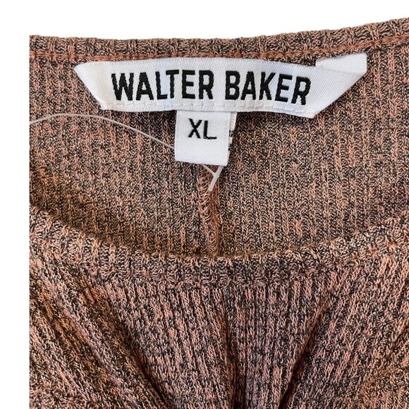 NWOT Walter Baker | Scoop Neck Knee Length Cut Out Long Sleeve Dress XL - Picture 6 of 8